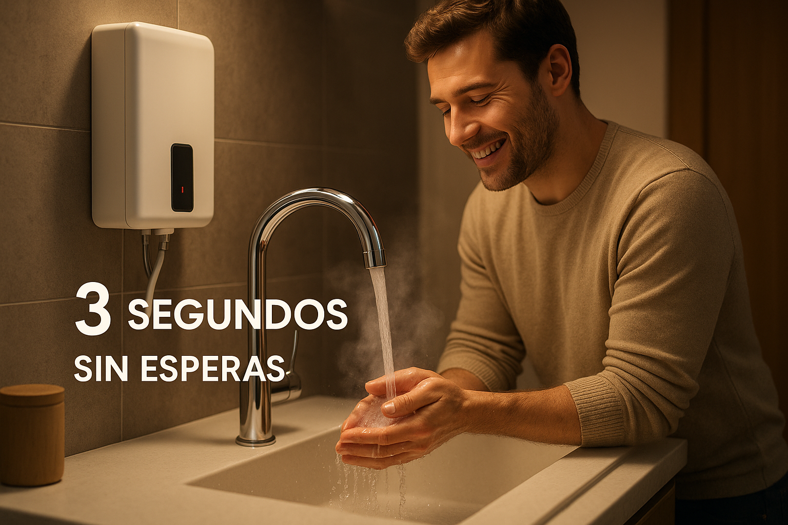 Calentador agua - Imagen lifestyle